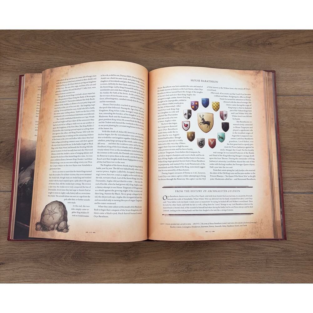 The World of Ice and Fire Hardcover George RR Martin Game of Thrones - Picture 10 of 10